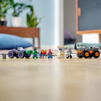 LEGO Marvel Spidey And His Amazing Friends Hulk vs. Rhino Truck Showdown 10782 (110 Pieces)