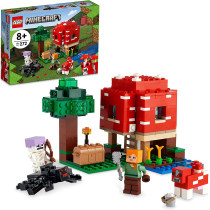 LEGO Minecraft The Mushroom House 21179 Building Kit  Toy House Playset  Great Gift for Kids and Players Aged 8+ (272 Pieces)