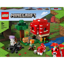 LEGO Minecraft The Mushroom House 21179 Building Kit  Toy House Playset  Great Gift for Kids and Players Aged 8+ (272 Pieces)