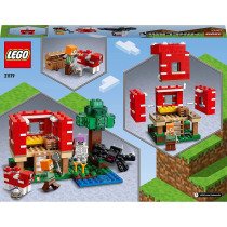LEGO Minecraft The Mushroom House 21179 Building Kit  Toy House Playset  Great Gift for Kids and Players Aged 8+ (272 Pieces)