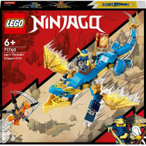 LEGO Ninjago Jay'S Thunder Dragon Evo 71760 Playset Featuring A Posable Dragon Toy, Ninjago Jay And A Snake Toy  Building Kit For Kids Aged 6+ (140 Pieces)