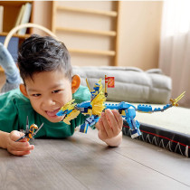 LEGO Ninjago Jay'S Thunder Dragon Evo 71760 Playset Featuring A Posable Dragon Toy, Ninjago Jay And A Snake Toy  Building Kit For Kids Aged 6+ (140 Pieces)