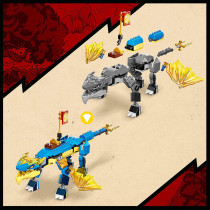 LEGO Ninjago Jay'S Thunder Dragon Evo 71760 Playset Featuring A Posable Dragon Toy, Ninjago Jay And A Snake Toy  Building Kit For Kids Aged 6+ (140 Pieces)