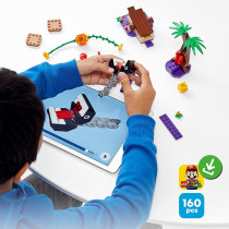 LEGO Super Mario Chain Chomp Jungle Encounter Expansion Set 71381 Building Kit  Collectible Toy For Creative Kids (160 Pieces)