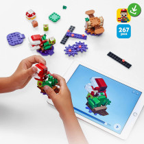 LEGO Super Mario Piranha Plant Puzzling Challenge Expansion Set 71382 Building Kit  Unique Toy For Creative Kids (267 Pieces)