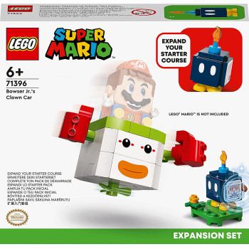 LEGO Super Mario(tm) Bowser Jr.'s Clown Car Expansion Set 71396 Building Kit (84 Pcs)