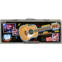 Little Tikes 654794EUC Real Jam Acoustic Toy Guitar With Strap And Case-Four Modes, Volume Control, Bluetooth Connectivity-Encourages Imaginative And Creative Play-For Kids Ages