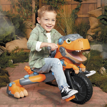 Little Tikes Chompin' Dino Trike, Interactive Dinosaur Ride-On Toy For Ages 3+, Multicolor