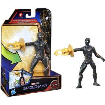 Spider-Man Marvel 6-Inch Deluxe Web Grappler Movie-Inspired Action Figure Toy with Attack Feature, for Kids Ages 4 and Up