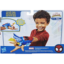 Spider-Man Marvel Spidey and His Amazing Friends Spidey Web Slinger, Role Play Toy, Fabric Web Extends And Retracts, Easy to Use, Ages 3 And Up, Frustration Free Packaging, multicolour, F14645L0