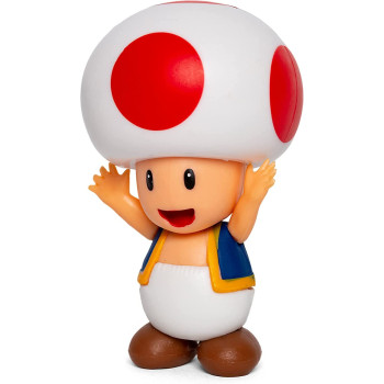 Super Mario Mario, Luigi, Princess Peach, Yoshi & Toad Exclusive 2.5-Inch Mini Figure 5-Pack