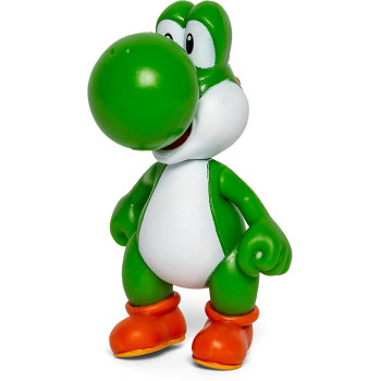 Super Mario Mario, Luigi, Princess Peach, Yoshi & Toad Exclusive 2.5-Inch Mini Figure 5-Pack