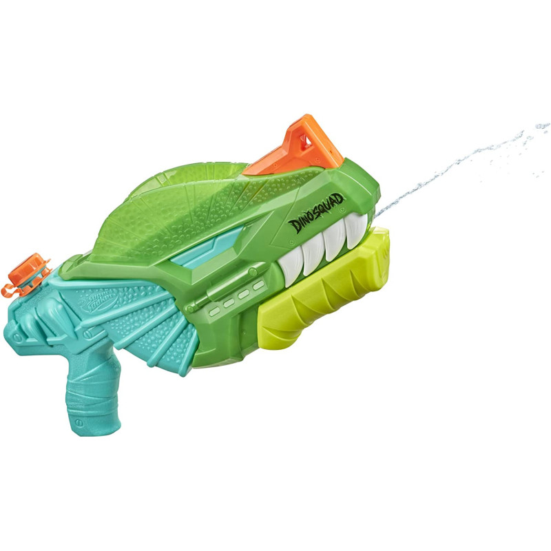 Nerf Supersoaker Nerf Dinosquad Dino-Soak Water Blaster - Pump-Action Soakage For Outdoor Summer Water Games, F0496