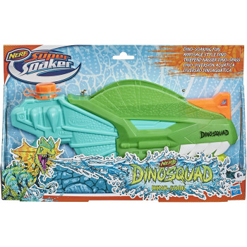 Nerf Supersoaker Nerf Dinosquad Dino-Soak Water Blaster - Pump-Action Soakage For Outdoor Summer Water Games, F0496