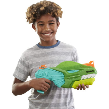 Nerf Supersoaker Nerf Dinosquad Dino-Soak Water Blaster - Pump-Action Soakage For Outdoor Summer Water Games, F0496