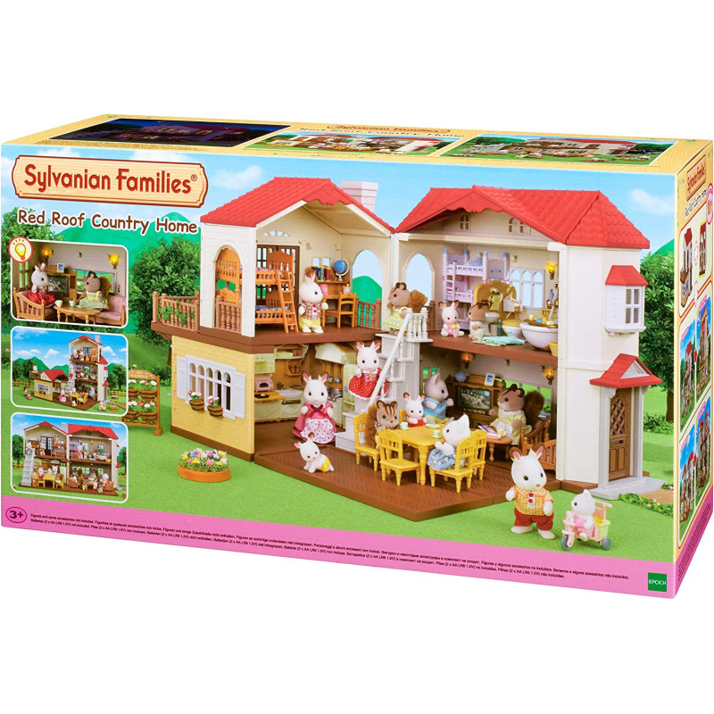 Sylvanian Families 5302 Red Roof Country Home, Multi-coloured