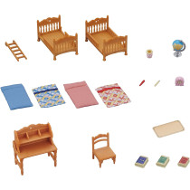 Sylvanian Families 5338 Children's Bedroom Set, Multicolor