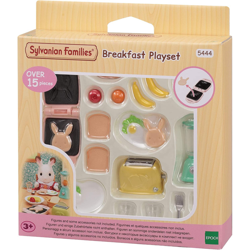 Sylvanian Families Breakfast Playset for Kids, Multicolor