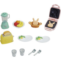 Sylvanian Families Breakfast Playset for Kids, Multicolor