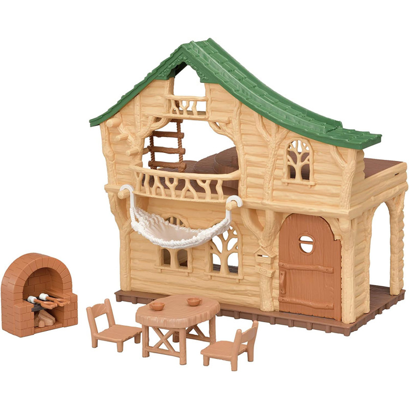 Sylvanian Families Lakeside Lodge Playset, Multicolor