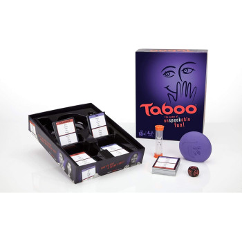 Hasbro Taboo Board Game, Guessing Game for Families and Kids Ages 13 and up, Party Game for 4 or More Players