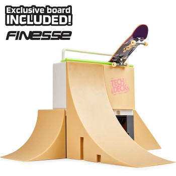 Tech Deck, Competition Wall X-Connect Park Creator, Customisable and Buildable Ramp Set with Exclusive Fingerboard, Kids Toy for Boys and Girls Ages 6 and up