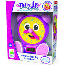 The Learning Journey Telly Jr. Teaching Time Clock (Pink)