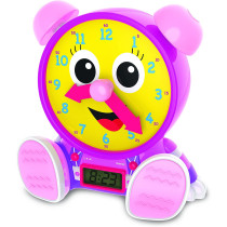 The Learning Journey Telly Jr. Teaching Time Clock (Pink)