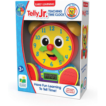The Learning Journey Telly Jr. Teaching Time Clock (Primary)