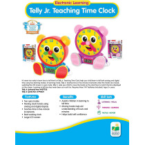 The Learning Journey Telly Jr. Teaching Time Clock (Primary)