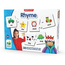 The Learning Journey: Match It! - Rhyme - Rhyming Puzzle Game For Kids Ages 3-5, Learn To Read With Preschool Learning Materials And Learning Games - Educational Award Winning Toys