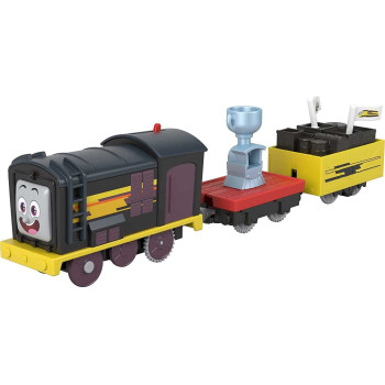 Thomas & Friends Deliver The Win Diesel Motorized Battery-Powered Toy Train Engine for Preschool Kids Ages 3 Years and Older