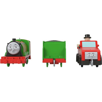 Thomas & Friends Henry with Winston and Sir Topham Hatt, motorized toy train for preschool kids 3 years and older