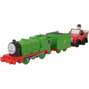 Thomas & Friends Henry with Winston and Sir Topham Hatt, motorized toy train for preschool kids 3 years and older