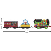 Thomas & Friends Party Train Percy Motorized Battery-Powered Toy Train Engine for Preschool Kids Ages 3 Years and Older