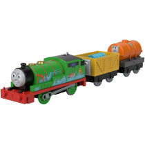 Thomas & Friends Percy and Troublesome Truck, battery-powered motorized toy train for preschool kids ages 3 years and up [Amazon Exclusive]