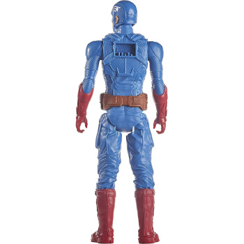 Titan Hero Series Captain America Action Figure, 30 cm Toy, Inspired by Marvel Universe, For Kids Aged From 4 Years