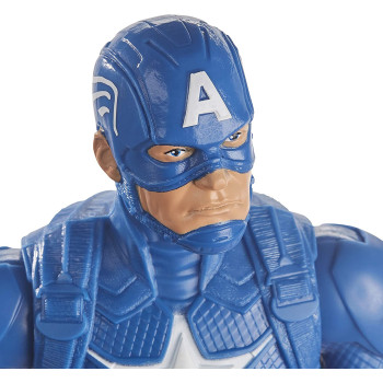 Titan Hero Series Captain America Action Figure, 30 cm Toy, Inspired by Marvel Universe, For Kids Aged From 4 Years