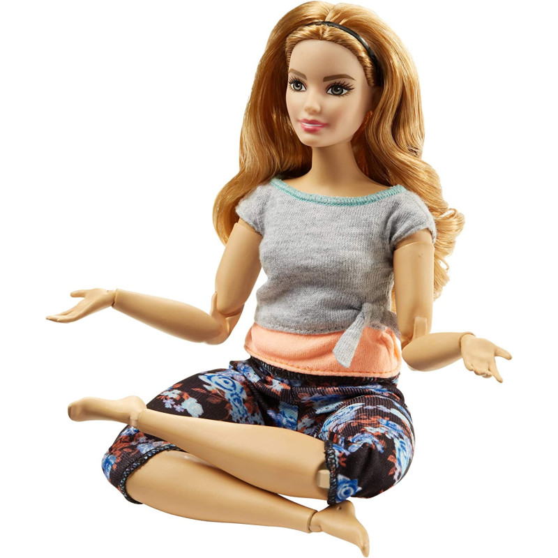 Barbie Made to Move Doll 4 (strawberry blonde curvy) FTG80_FTG84