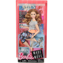 Barbie Made to Move Doll 4 (strawberry blonde curvy) FTG80_FTG84