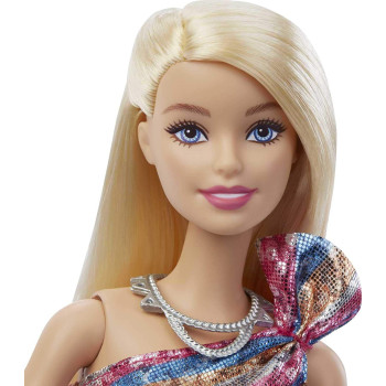 Barbie Music Malibu Feature Doll English Speaking, Gift for 3 to 7 Year Olds GYJ21, Multi colour