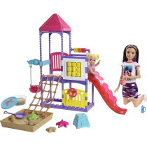 Barbie Skipper Babysitters Inc. Climb 'n Explore Playground Dolls & Playset GHV89