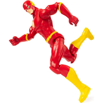 BATMAN DC Comics, 12-Inch THE FLASH Action Figure, Kids Toys for Boys Grey