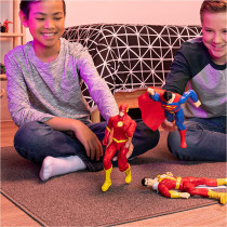 BATMAN DC Comics, 12-Inch THE FLASH Action Figure, Kids Toys for Boys Grey