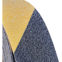 ONTWIE 2 Inch X 16.4ft Non Slip Safety Grip Tape for Stairs Steps Non Skid Tread High Traction Friction/Strong Grip Abrasive Adhesive Hazard Caution Tape- Black/Yellow