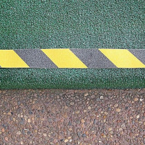 ONTWIE 2 Inch X 16.4ft Non Slip Safety Grip Tape for Stairs Steps Non Skid Tread High Traction Friction/Strong Grip Abrasive Adhesive Hazard Caution Tape- Black/Yellow