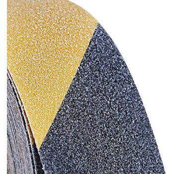 ONTWIE 2 Inch X 98.4ft Non Slip Safety Grip Tape for Stairs Steps Non Skid Tread High Traction Friction/Strong Grip Abrasive Adhesive Hazard Caution Tape- Black/Yellow