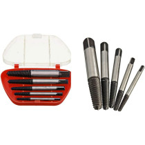 OriGlam 5PCS Screw Extractor Easy Out Set Drill Bits, Guide Broken Damaged Bolt Remover Tools Kit Set 3-9mm
