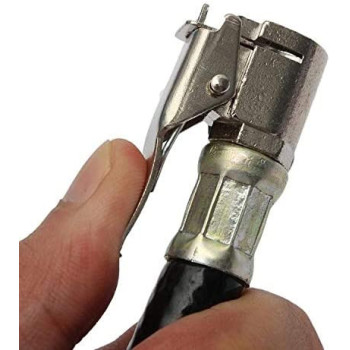 Air Compressors Inflators Zinc Alloy Car Inflator Hose Flexible Clip On Air Tyre Tire Chuck Tool Garage Equipment Tools