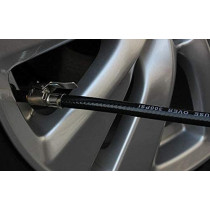 Auto Car Truck Motorcycle Flexible Pistol Hose 220 PSI Air Tire Pressure Gauge Air Inflator Gun